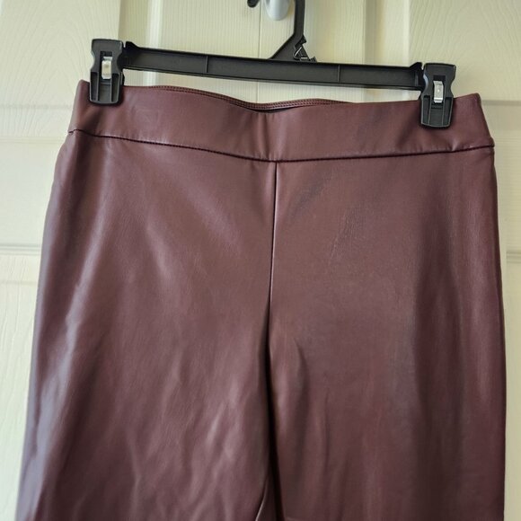 A New Day Purple Faux Leather Skinny Pants Leggings Size Large NWT - Picture 5 of 10